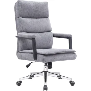 Kancelářské křeslo, šedá/chrom, ZAVIER