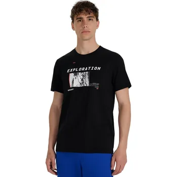 Pánské oblečení tričko 4F 4FWAW25TTSHM3130 - 20S/Deep Black XL