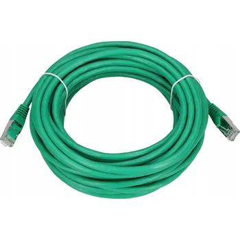 Síťový kabel Patchcord Extralink F/UTP 6 RJ45 / RJ45 10 m zelený