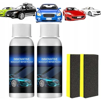 autokoberec 2 KS SADA PRO REGENERACI SVĚTEL RENOVACE KRYTŮ SILNÁ 30ML