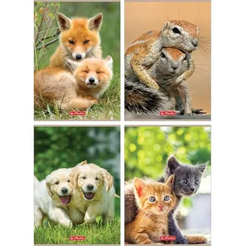 Sešit A4 s mřížkou, sešity s potiskem, sešit pro děti, zápisník od Herlitz, 32 listů