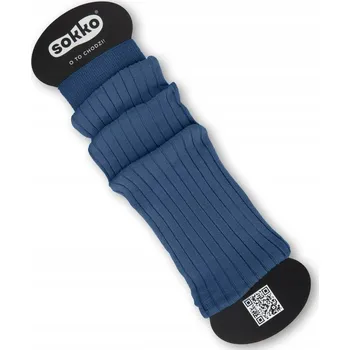 Oteplovačky bavlna modré