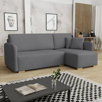 Sedací souprava Sedací souprava COMA | 220x140 cm | PRAVÁ | rozkládací + úložný prostor | VÝBĚR TKANIN