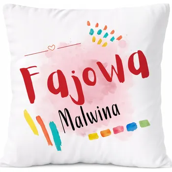 Polštář Polštář pro důchodkyni jako Dárek s potiskem s fotografií Bílá PoliDraw