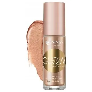 Rozjasňovač Tekutý rozjasňovač AA Wings of Color, odstín Golden Magic (zlatý)