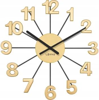 Hodiny Nástěnné hodiny LAVVU zlaté 42 cm