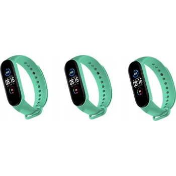 Řemínek na hodinky 3x Řemínek pro Xiaomi Mi Band 3 4 Náhradní řemínek Mátový Kena Top Barva