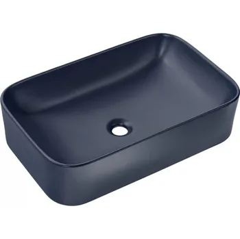 Umyvadlo Keramické umyvadlo KAMA, modrá, 61 cm