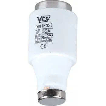 Autopojistky Pojistková vložka instalační rychlá E33/DIII 50A gF/gL VCX
