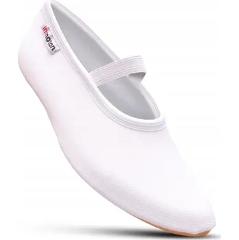 Dámské baleríny Gymnastické baletky SYDNEY BÍLÉ 40