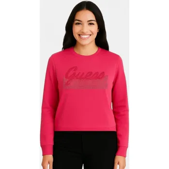 Dámská mikina Dámské růžová mikina Guess - Velikost S, Barva Růžová M56426 Q5YQ03KBEK0