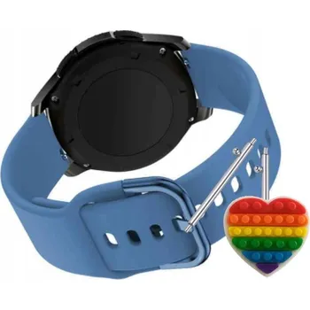 Pouzdro na mobilní telefon Řemínek Řemínek pro Samsung Galaxy Watch Active, Silikonový Modrý Smyčka