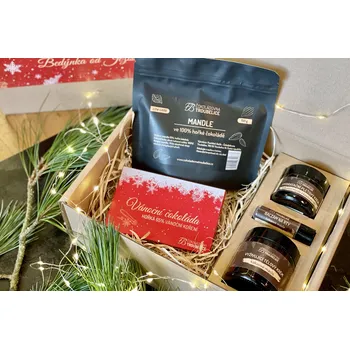 Dárkový potravinový koš Čokoládovna Troubelice Bedýnka od Ježíška - 4 varianty Varianta: 1