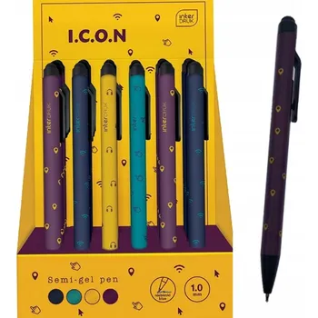 Propiska automatická modrá Interdruk