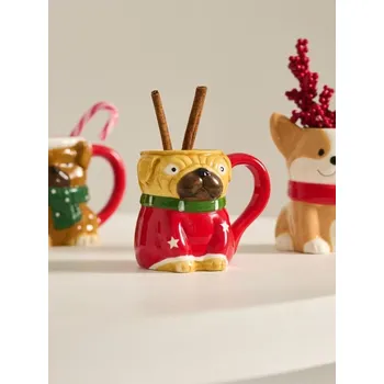 Sinsay - Hrnek ve tvaru mopse - vícebarevná - 819GQ-MLC - 819GQ-MLC-ONE