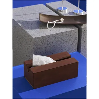 Dárková krabička Sinsay - Krabička na kapesníky - mahaghonová - 017GM-93X - 017GM-93X-ONE