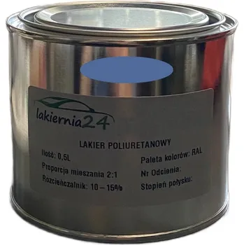 Lak na dřevo Barva průmyslová, polyuretanový lak, lesklý, 0,5 l, poměr míchání 2:1, RAL 5014