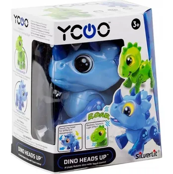 Robot Robot Dino Heads Up modrý Silverlit
