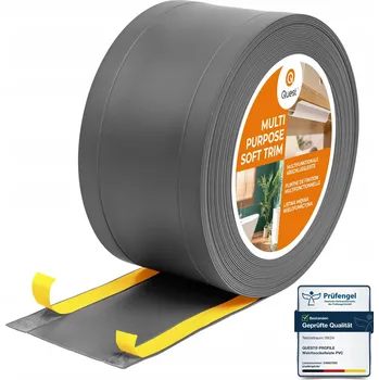 soklová lišta PVC lišta Questprofile 1 x 120, délka 2000 cm, grafit