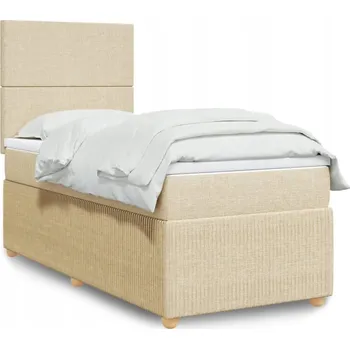 Postel Jednolůžková dřevěná postel VidaXL 90x200 cm bílá