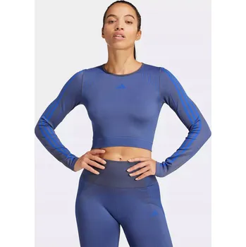 Podprsenka ADIDAS TOP S DLOUHÝM RUKÁVEM S LOGEM (S)