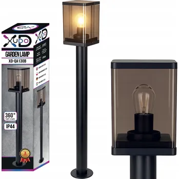 Venkovní osvětlení XD-QA130B Zahradní lampa E27 LED IP44 Kouřová černá VIP