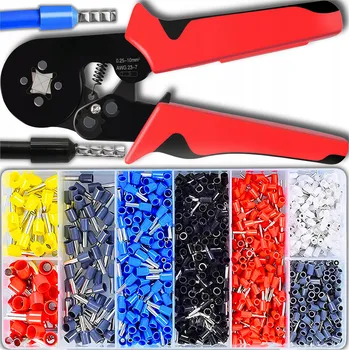Zaciskarka do Tulejek Praska Kabli Końcówek konektory, 500 dutinek vodičů 0,25-10 mm