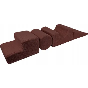 Dětské hřiště Dětské hřiště Pěnová sada Bearly Shape Set 4-dílná Hnědá
