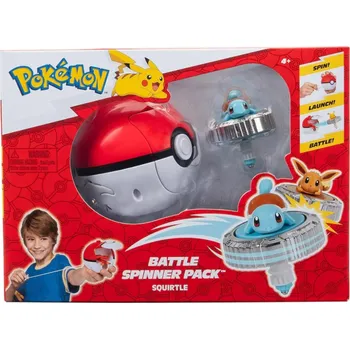 Figurka Pokémon Battle Spinner Pack Squirtle a Poké Ball