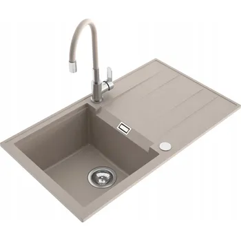 Granitový dřez Jednokomorový dřez Milo Avangard granit béžový