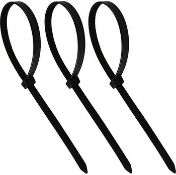 Stahovací páska TORRO STAHovací PÁSKA 4,8x300 mm 100 ks Černá