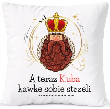 Polštář Polštář pro Antoniho jako Dárek s potiskem bílý PoliDraw