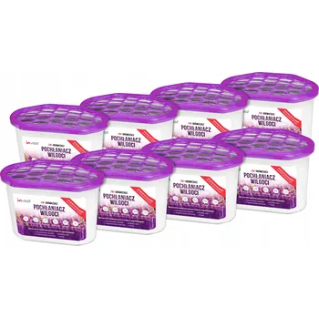 Vzduchotechnika 8X POHLCOVAČ VLHKOSTI ODVLHČOVAČ VZDUCHU INVEST 230g VŮNĚ LEVANDULE