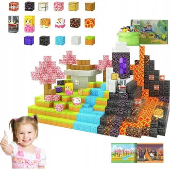 ostatní stavebnice MAGNETICKÉ STAVEBNICE SILNÉ KOSTKY 79 STAVEBNICE