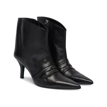 Dámské kozačky Polokozačky Patrizia Pepe 2Y0041 L048 K103 Černá 41