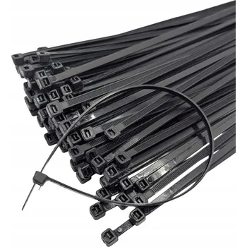 Stahovací páska Velmi Silné STAHOVACÍ PÁSKY Černé 4,8x400mm 100ks