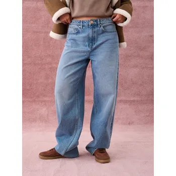 Dámská móda Sinsay - Kalhoty s potiskem - modrá - 885FI-55J - 885FI-55J-36