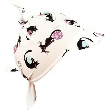 Čepice ŠÁTEK S KŠILTEM čepice léto KOČKY Klubíčka KLEKLE