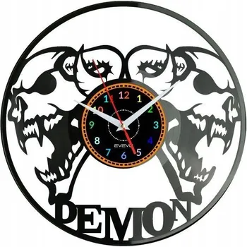 Hodiny Demon Nástěnné Hodiny Vinylová Deska Moderní Dekorativní Dárek k Narozeninám