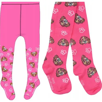 PUNČOCHÁČE punčocháče Tlapková patrola bavlna růžové 110/116 D083X