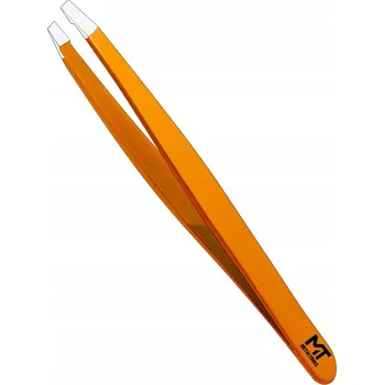 Kosmetická pinzeta BT-2220-SL Pinzeta na obočí oranžová šikmá precizní profesionální