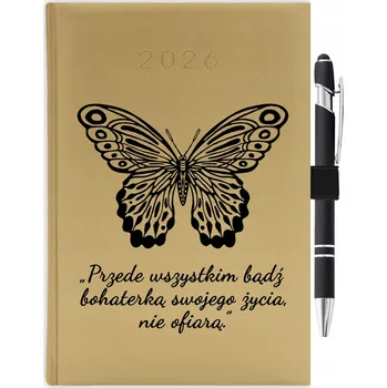 Kalendář Knižní kalendář 2026 A5 zlatý