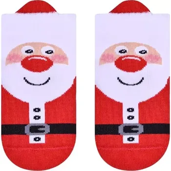 Kojenecké ponožky Santa - 11-13 / červená