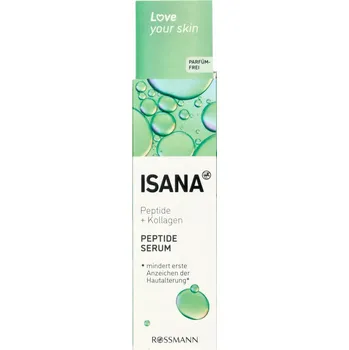 Pleťové sérum ISANA LOVE YOUR SKIN PEPTIDE COLLAGEN SERUM PEPTIDY KOLAGEN NA OBLIČEJ 30 ml