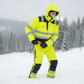 Pracovní kombinéza Portwest Kombinéza TORVUND WINTER, různé barvy Velikost XXL žlutá/černá