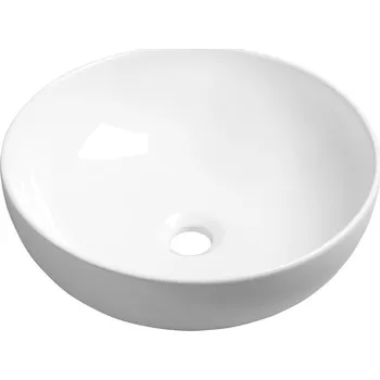 Umyvadlo Umyvadlo na desku kulaté Sapho Rondane 41 cm bílé