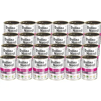 Krmivo pro psa Vlhké krmivo pro psy Dolina Noteci Premium bohaté na krůtu 24 x 400 g