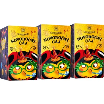 Nealkoholický nápoj Sonnentor Zvýhodněná sada 3x Novoroční čaj BIO