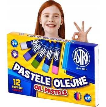Pastelka Olejové Pastelky ASTRA Pastelky Pastelové 12 barev