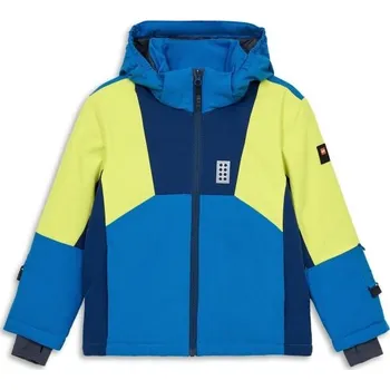 Dětská lyžařská bunda LEGO&reg; kidswear LWJAZ 801 146 Modrá, Žlutá, Černá